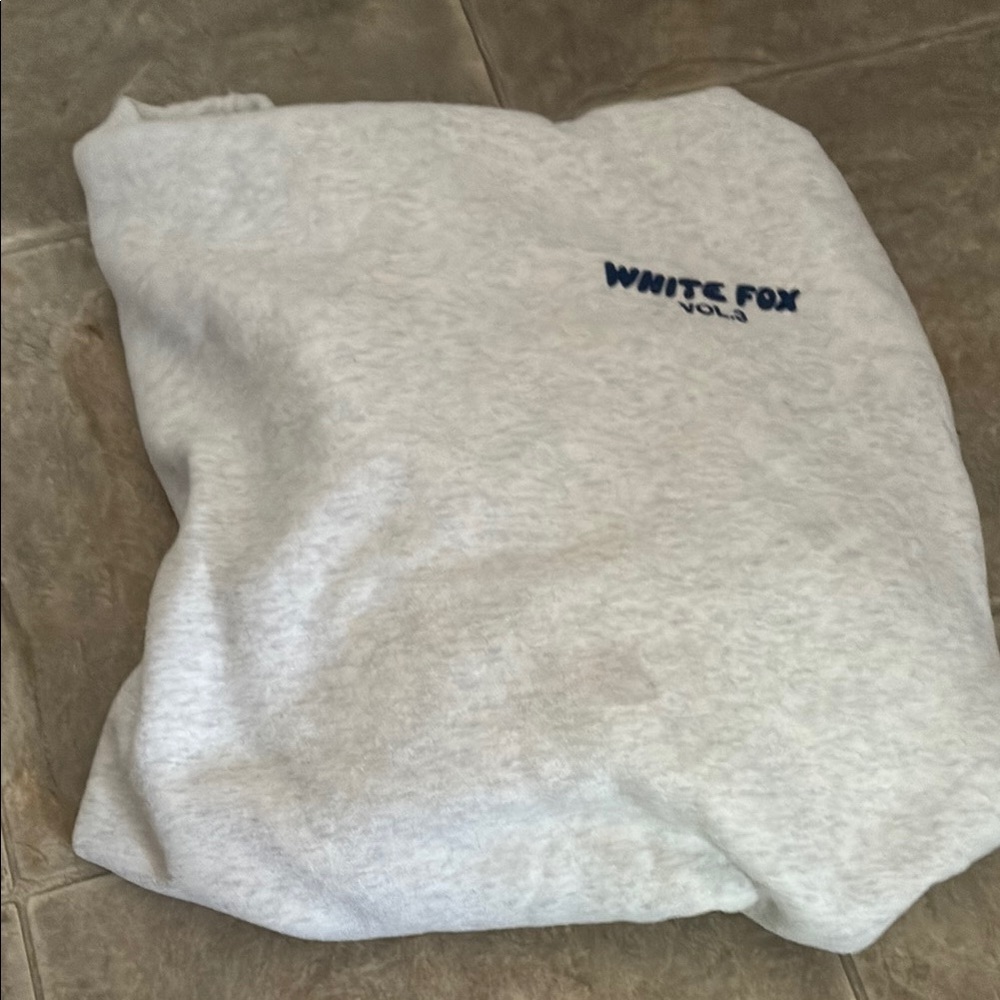White Fox Boutique Gray Crew Neck Sweater